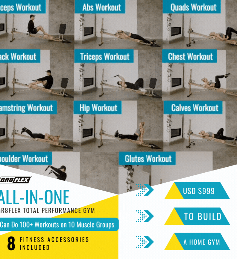 (SALE) GR8FLEX Total Performance Gym - Pearl White (Final Sale) GR8FLEX USA