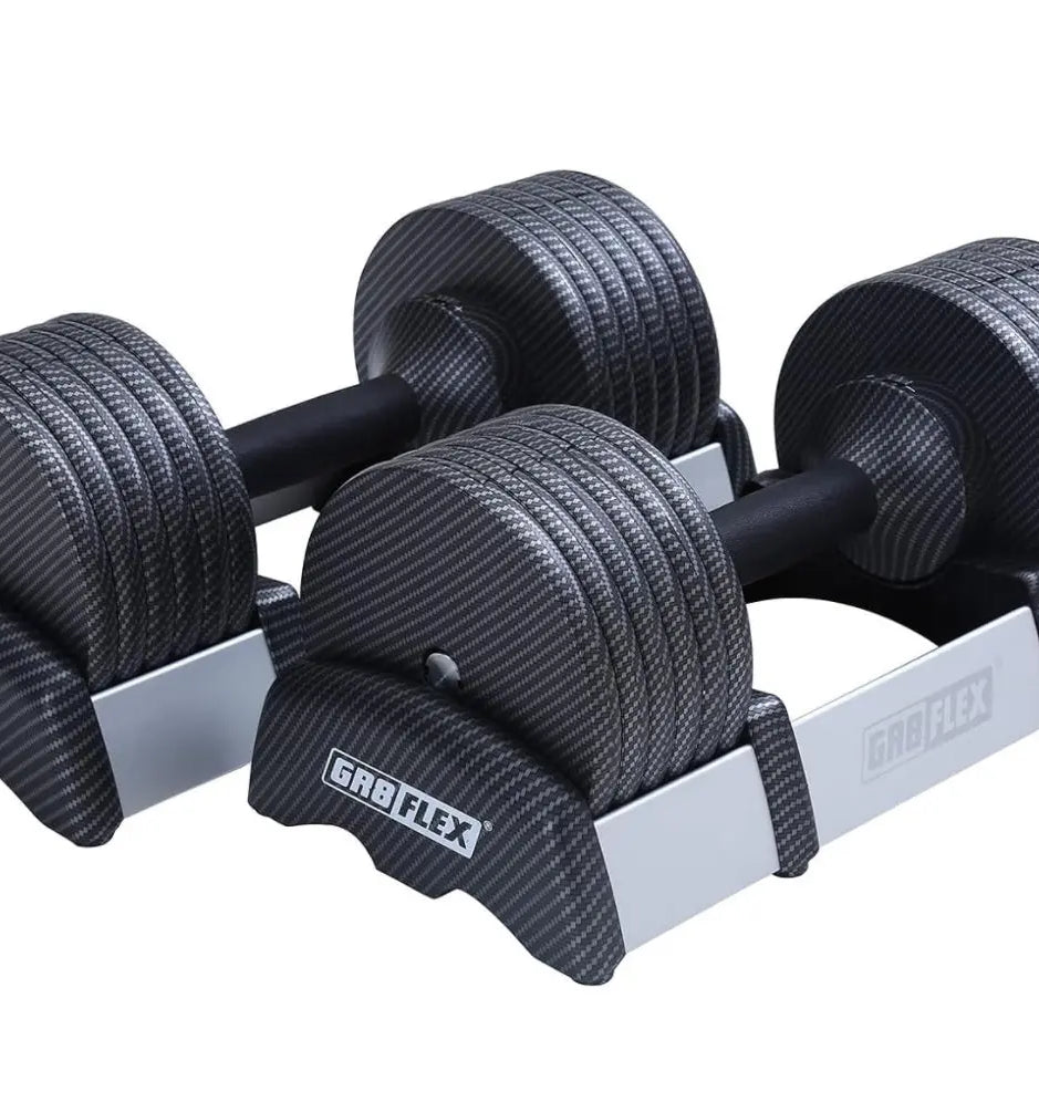 GR8FLEX 1 Second Adjustable Dumbbells (Pair) 55 lb each GR8FLEX USA