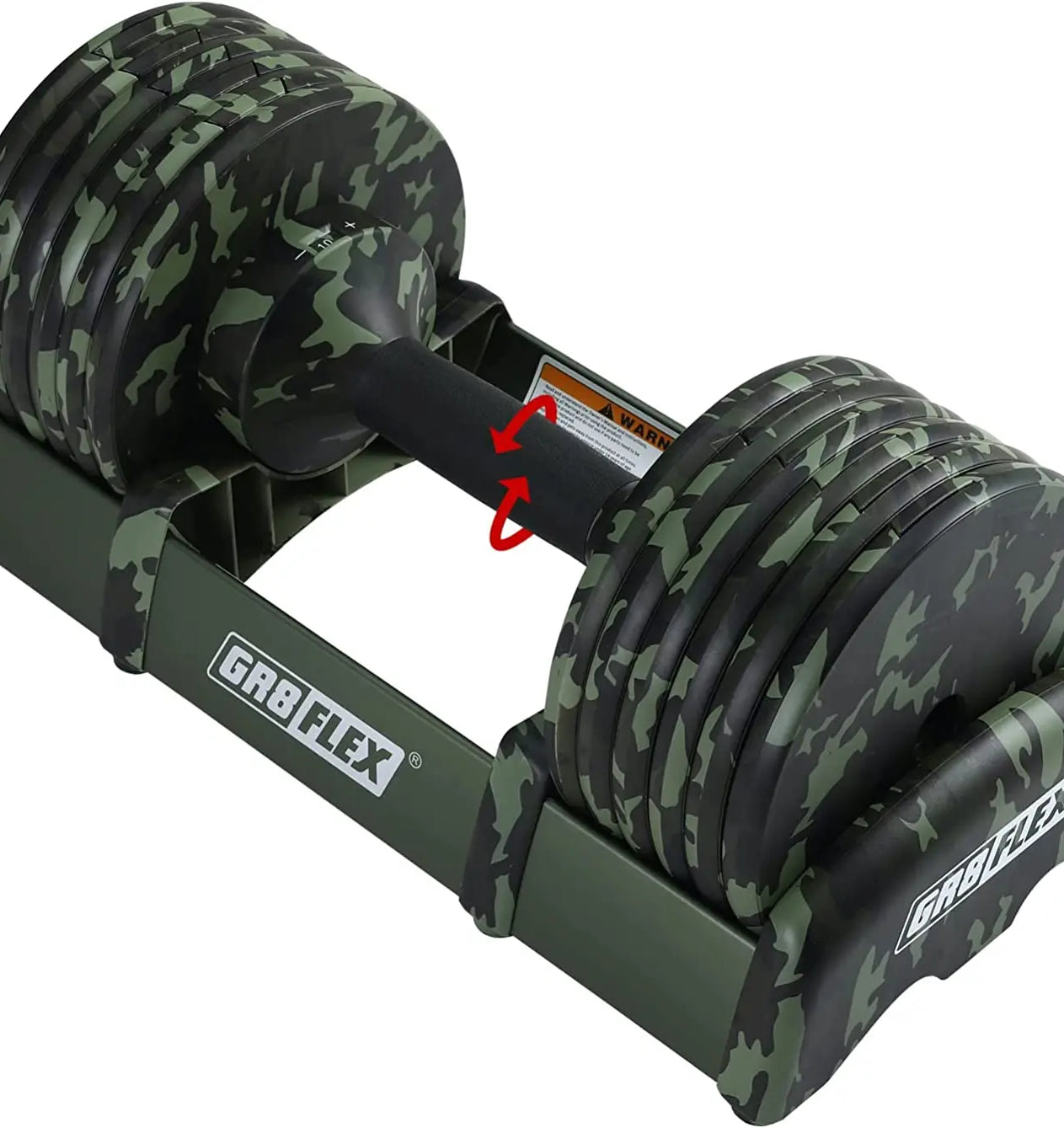 GR8FLEX 1 Second Adjustable Dumbbells (Pair) 55 lb each GR8FLEX USA