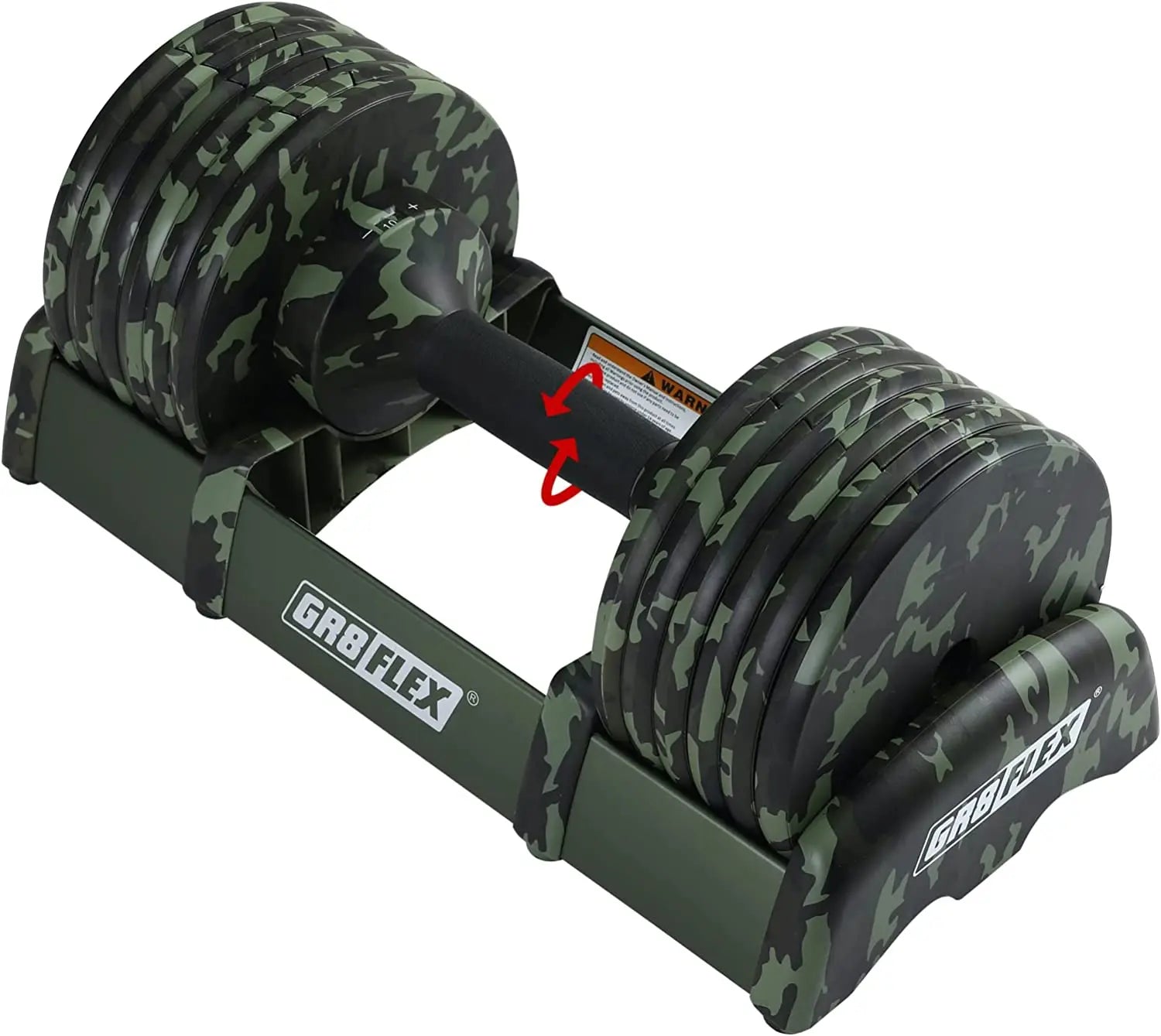GR8FLEX 1 Second Adjustable Dumbbells (Pair) 55 lb each GR8FLEX USA
