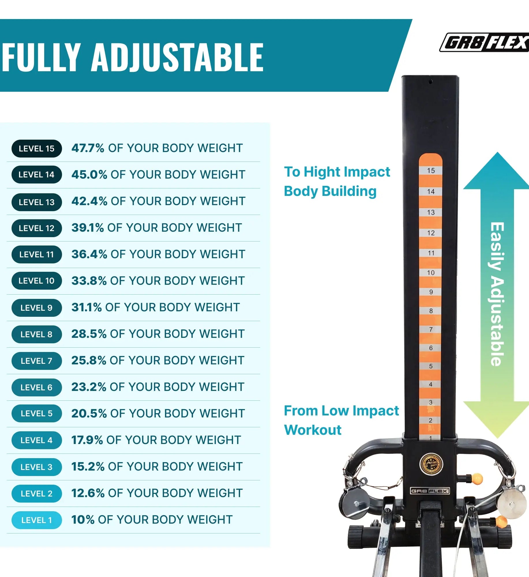 (SALE) GR8FLEX Total Performance Gym - Carbon Fibre Black (All Inclusive Special Edition : Storage Box included) GR8FLEX USA