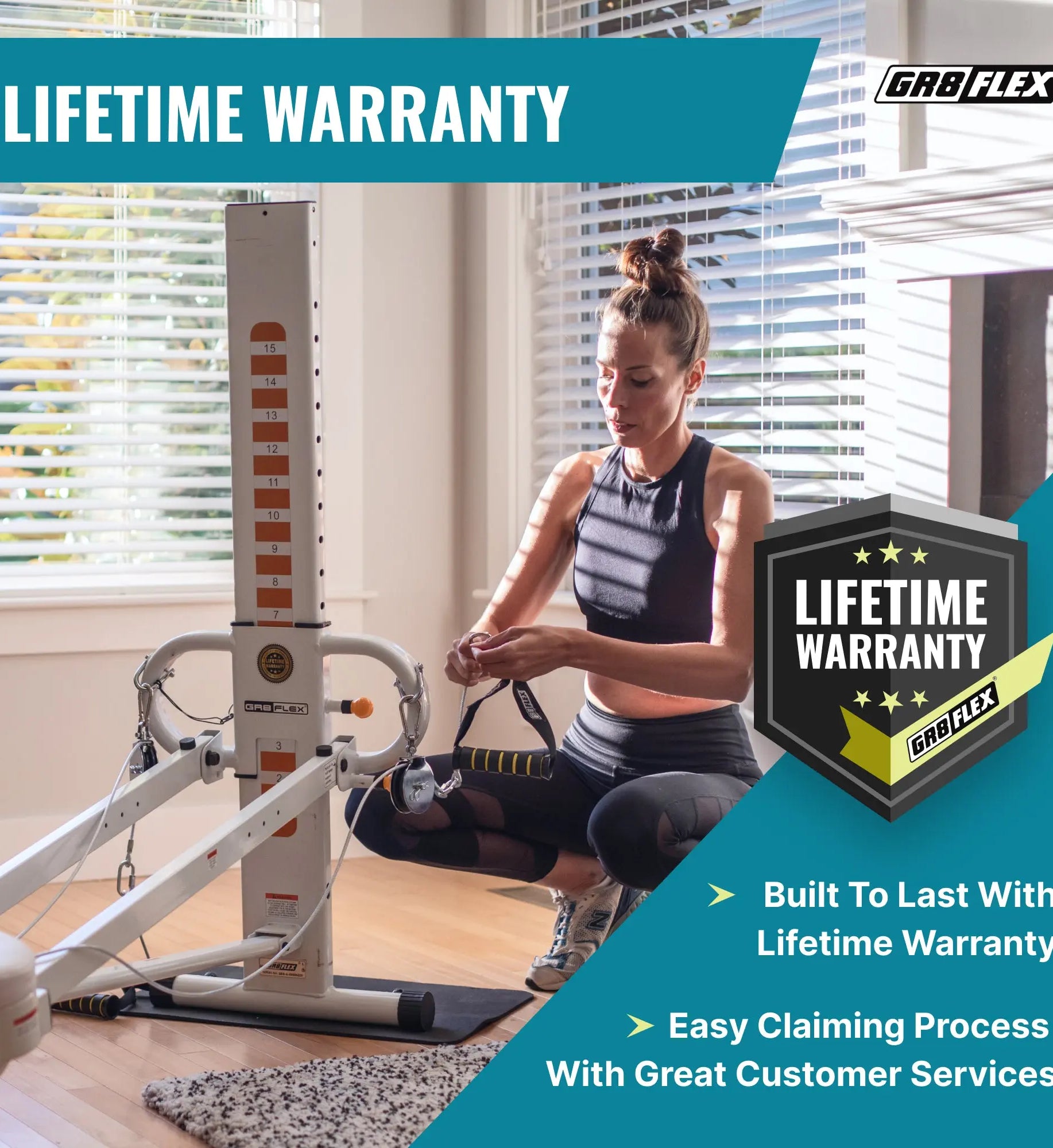 (SALE) GR8FLEX Total Performance Gym - Pearl White (Final Sale) GR8FLEX USA