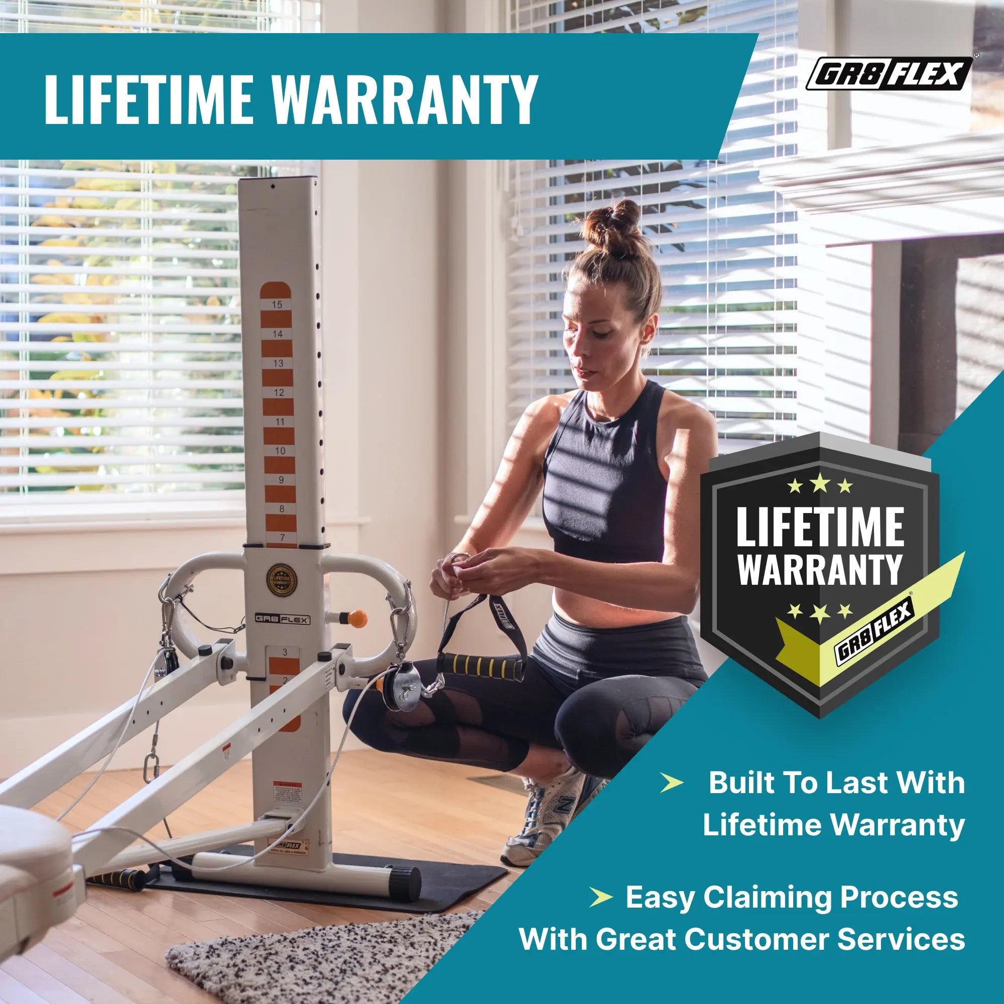 (SALE) GR8FLEX Total Performance Gym - Pearl White (Final Sale) GR8FLEX USA